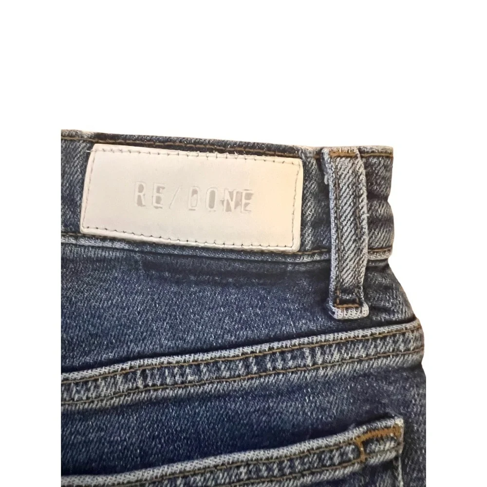 Re/Done Originals 70s Straight Medium Wash Jeans Size 25 - Picture 9 of 9